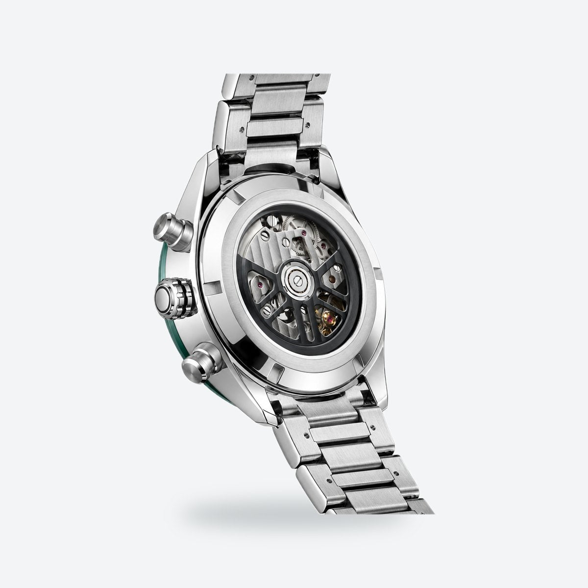 Men's 44mm Green Dial Chronograph Watch, view 5