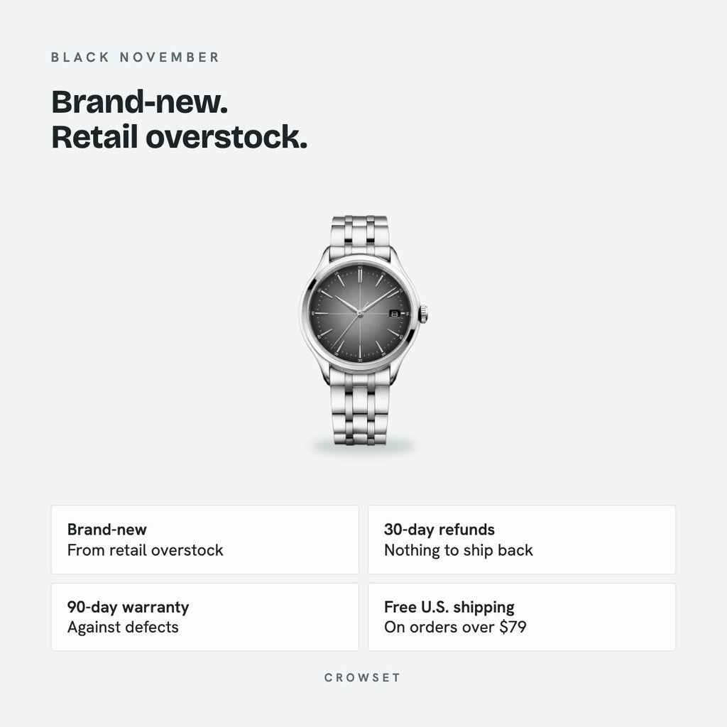 Men's Grey Dial Chronograph Watch, details