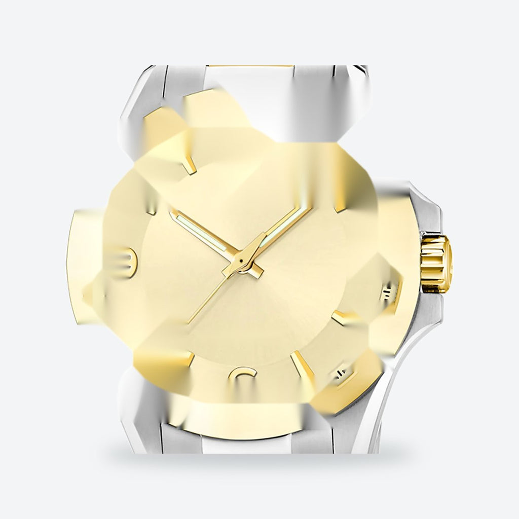 Men's 41.5mm Gold Dial Watch, view 2