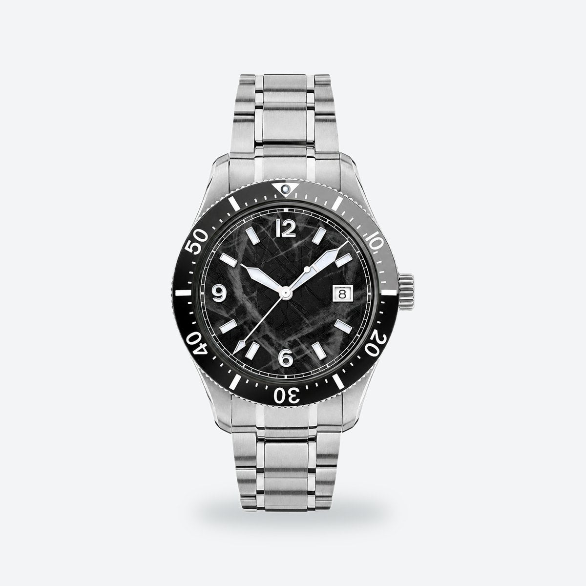 Men's 41mm Black Dial Chronograph Watch, photo