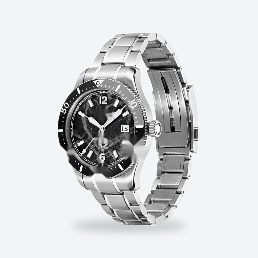 Men's 41mm Black Dial Chronograph Watch, view 4