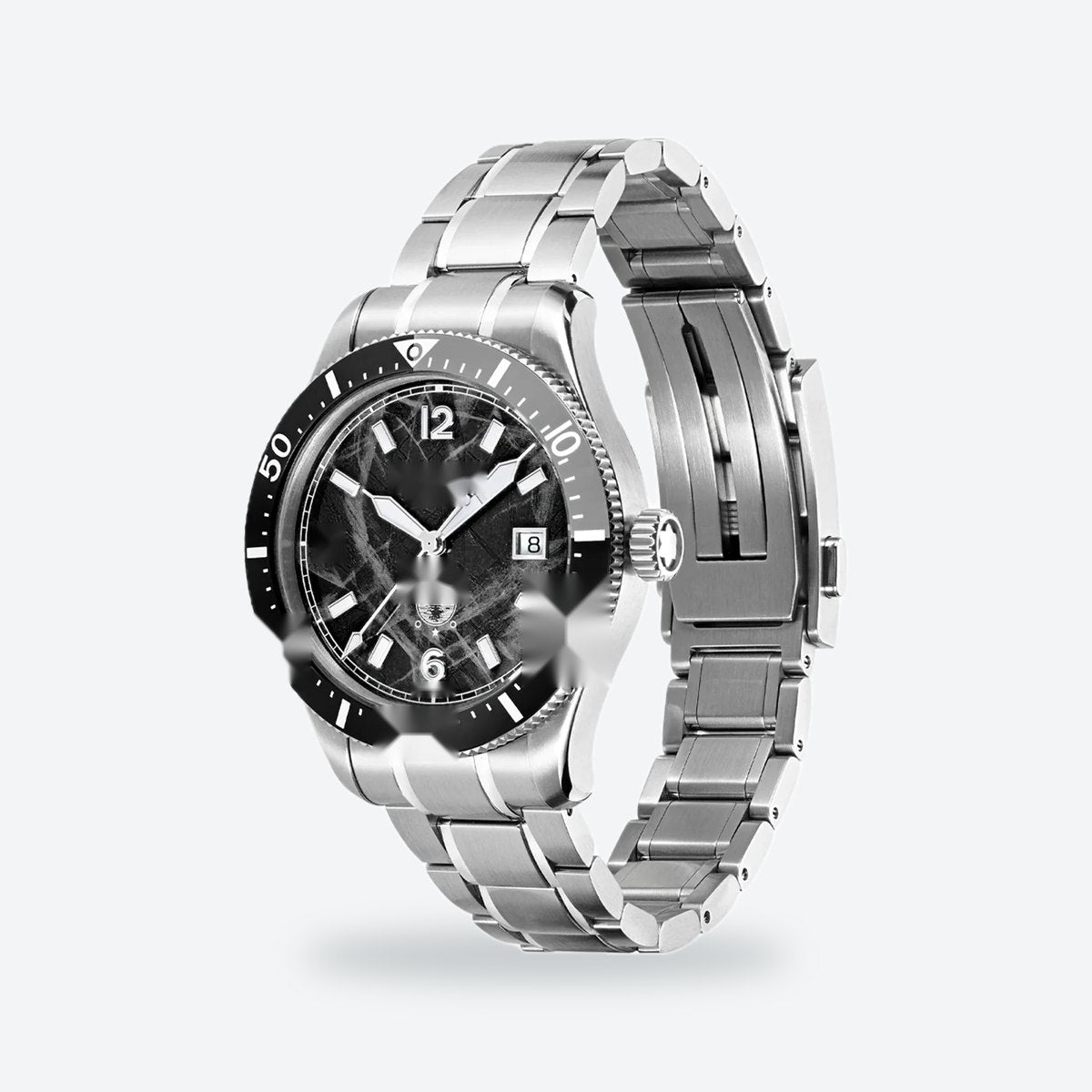 Men's 41mm Black Dial Chronograph Watch, view 4