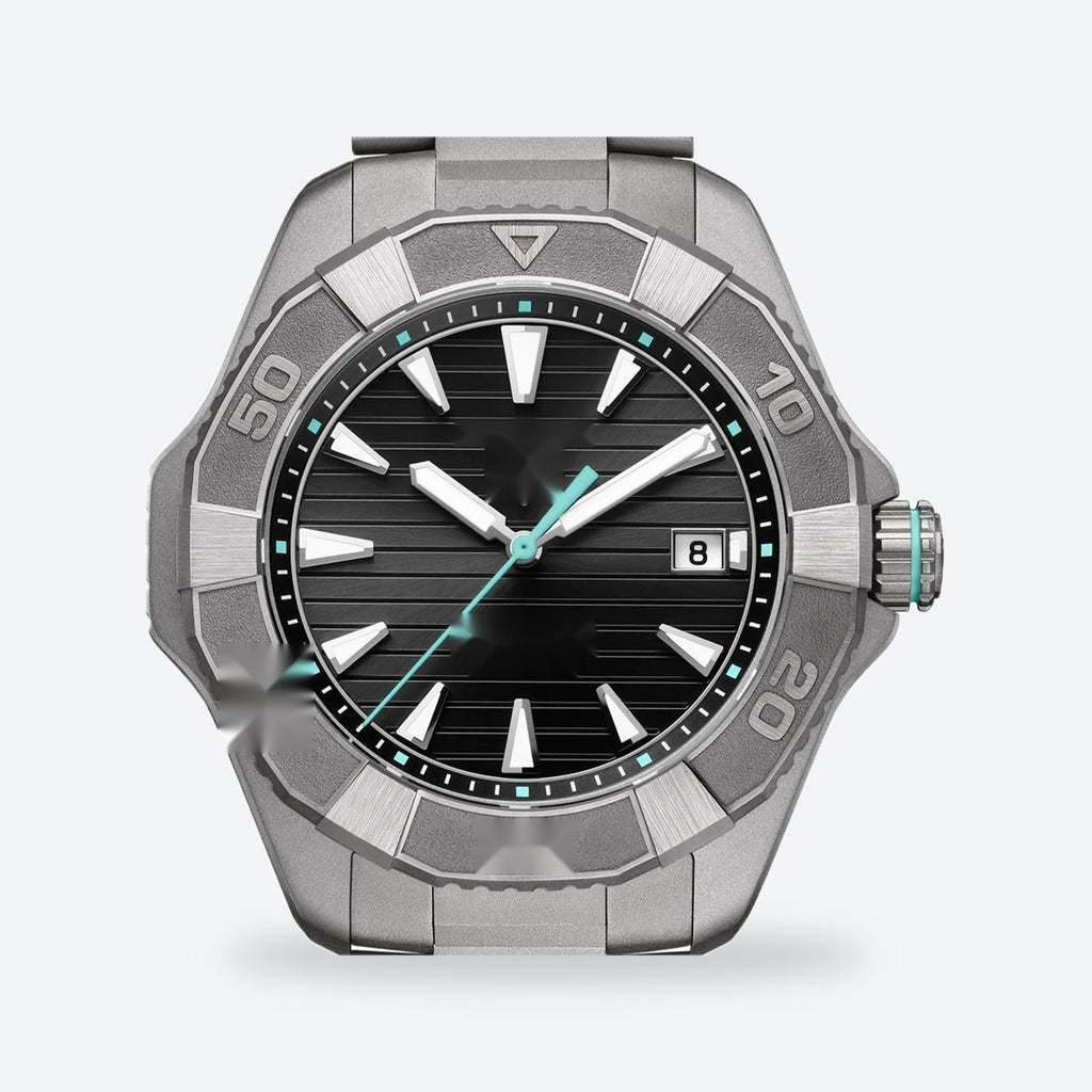 Men's 40mm Black Dial Watch, view 3