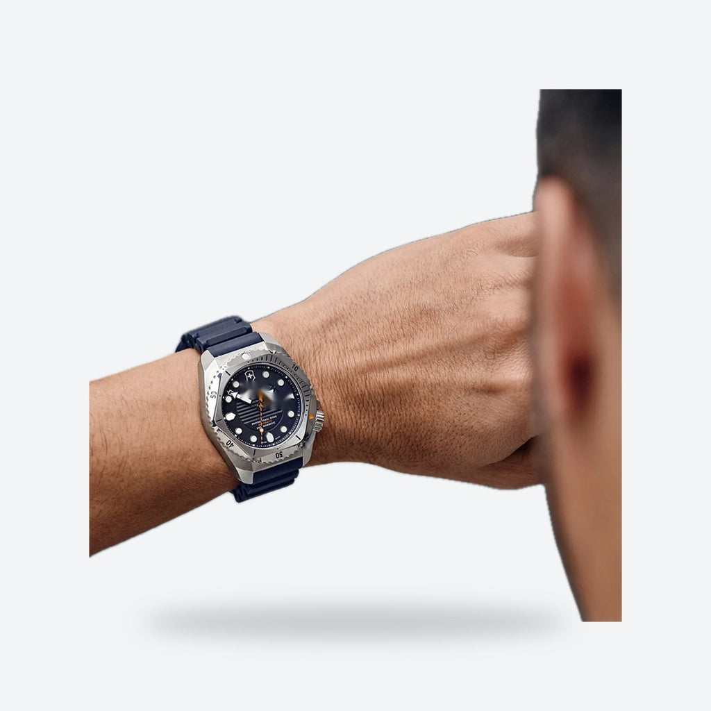 Men's 43mm Blue Dial Automatic Watch, view 5