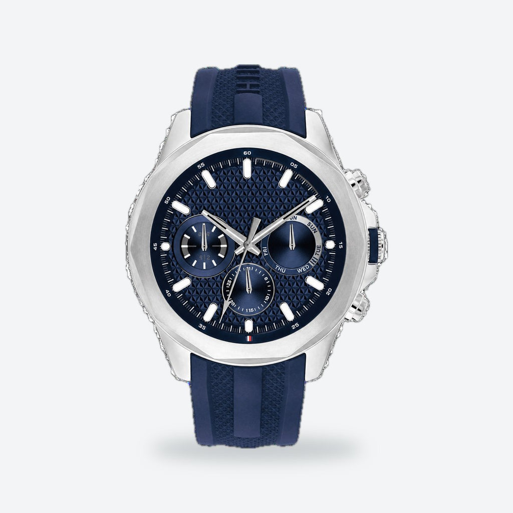 Men's 46mm Blue Dial Watch, photo