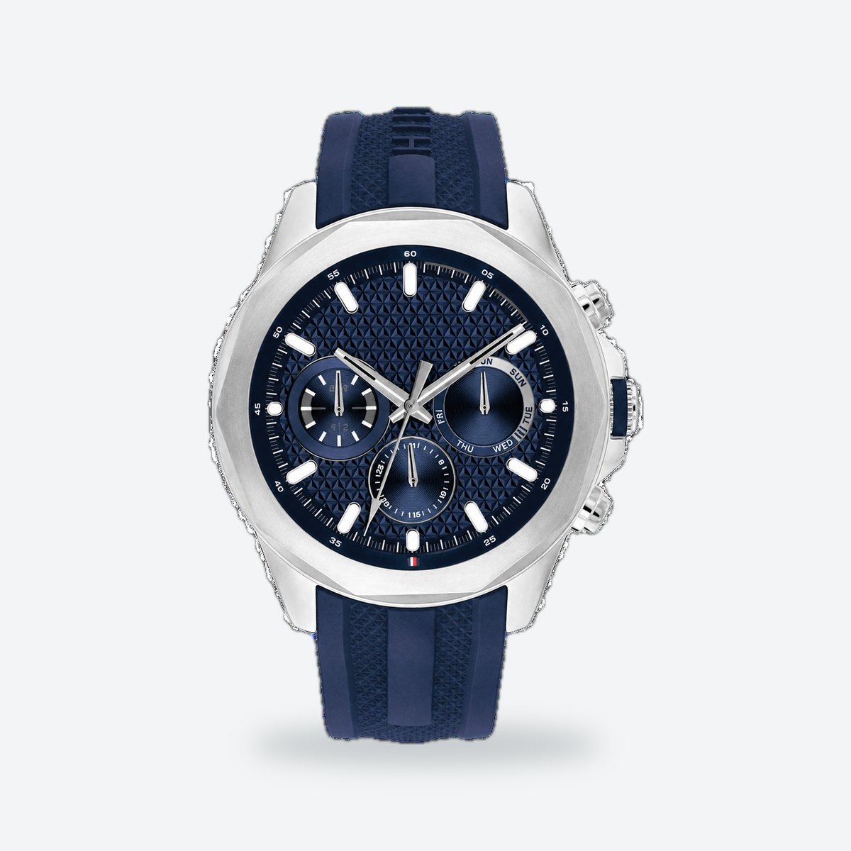Men's 46mm Blue Dial Watch, photo
