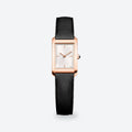 Women's 28mm Silver Dial Watch, Silver dial / Black