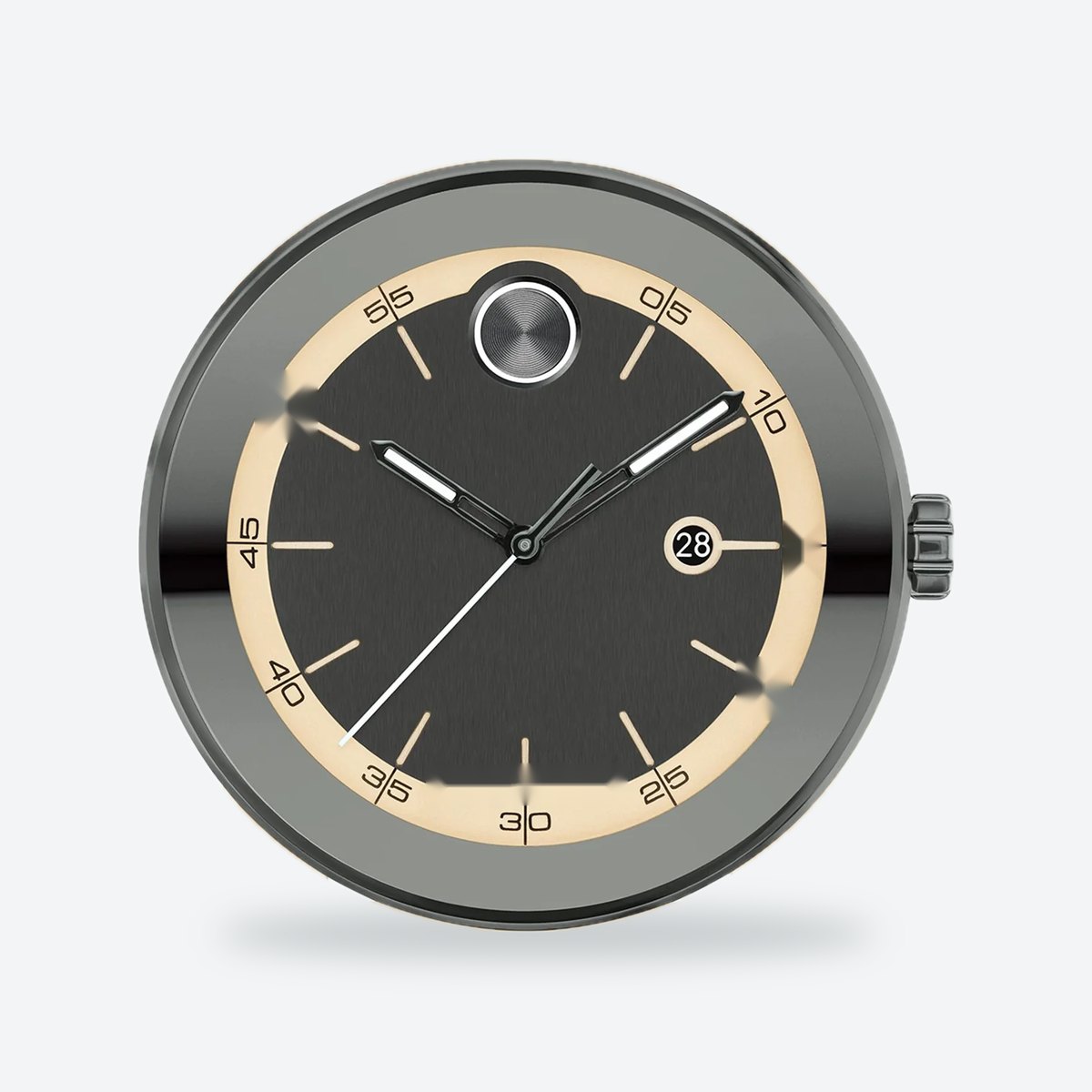 Men's 42mm Gunmetal Dial Watch, view 2
