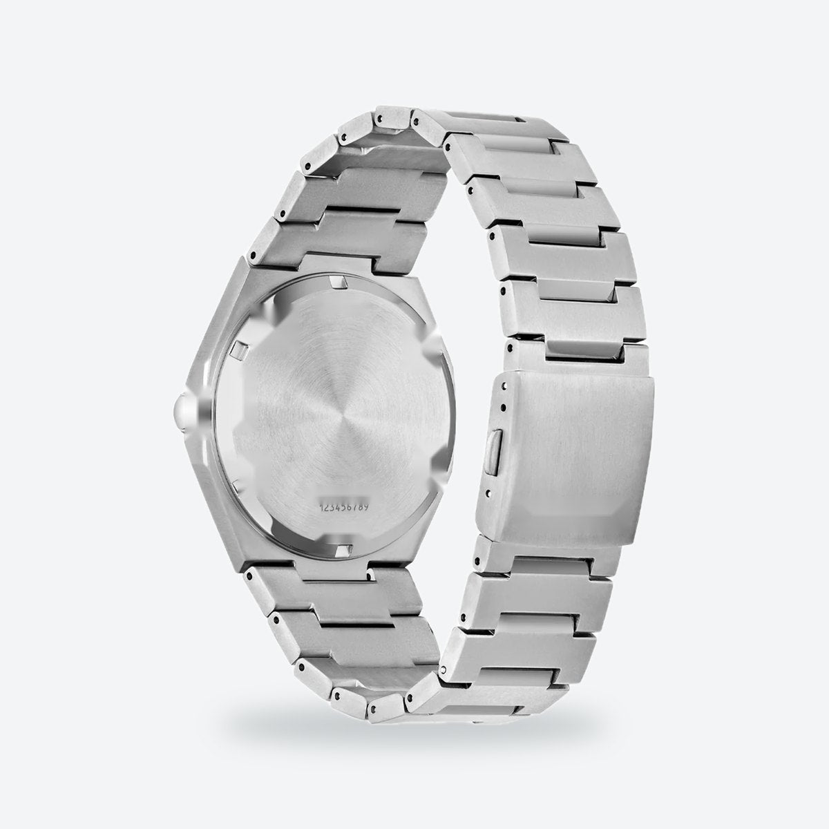 Men's 39mm Blue Dial Watch, Steel Bracelet, view 5