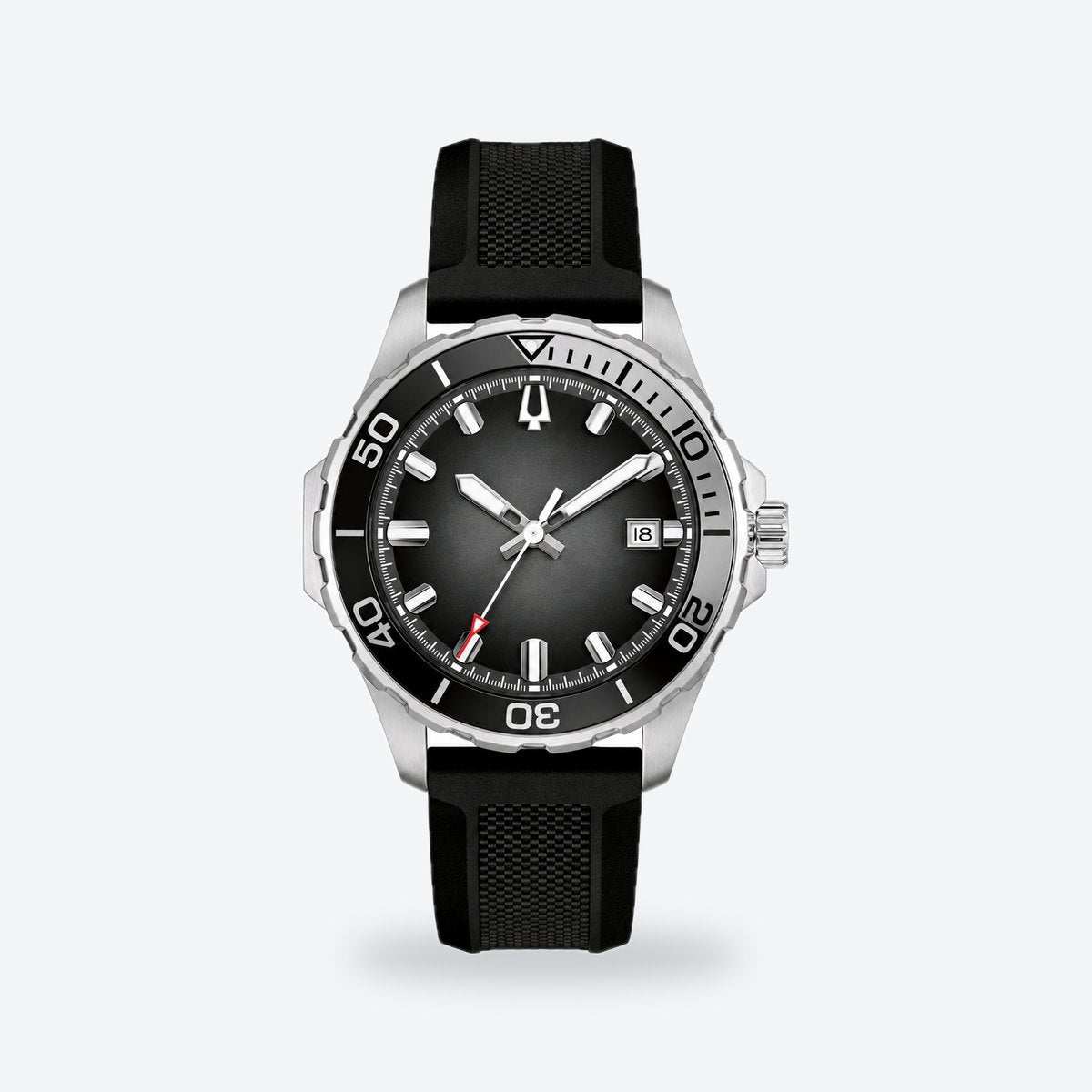 Men's 41mm Green Dial Automatic Watch, Silicone Strap, photo
