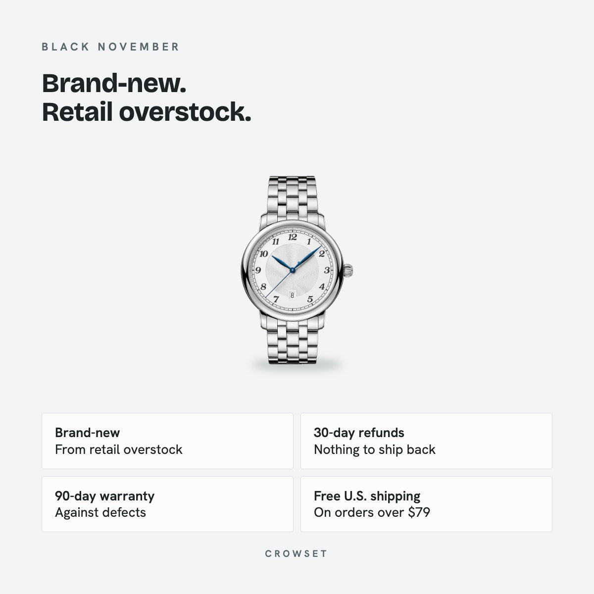 Unisex 42mm Silvery White Dial Automatic Watch, details