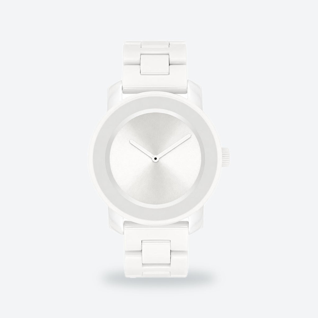 Women's White Dial Watch, White dial / White