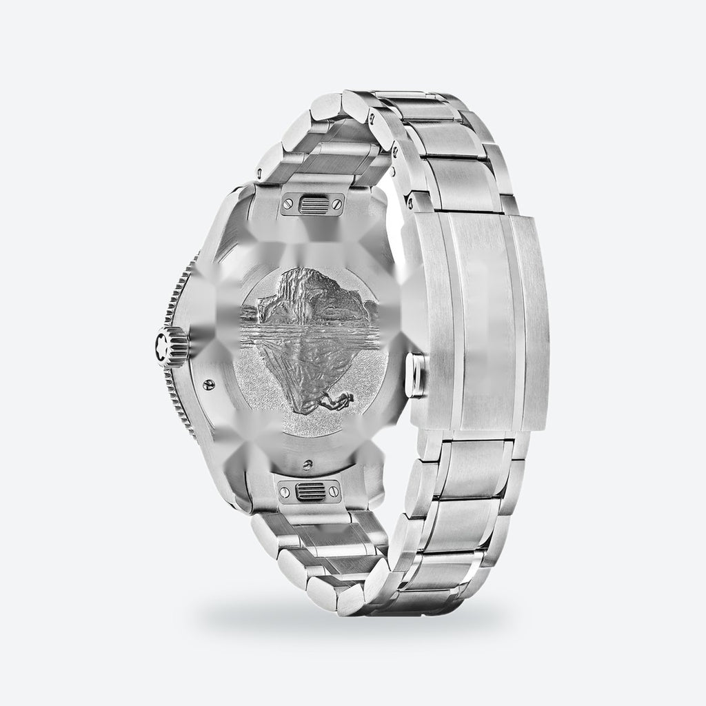 Men's 38mm Black Dial Automatic Watch, Steel Bracelet, view 6