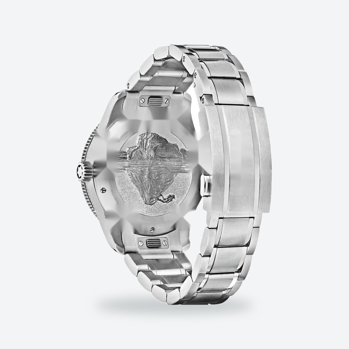 Men's 38mm Black Dial Automatic Watch, Steel Bracelet, view 6