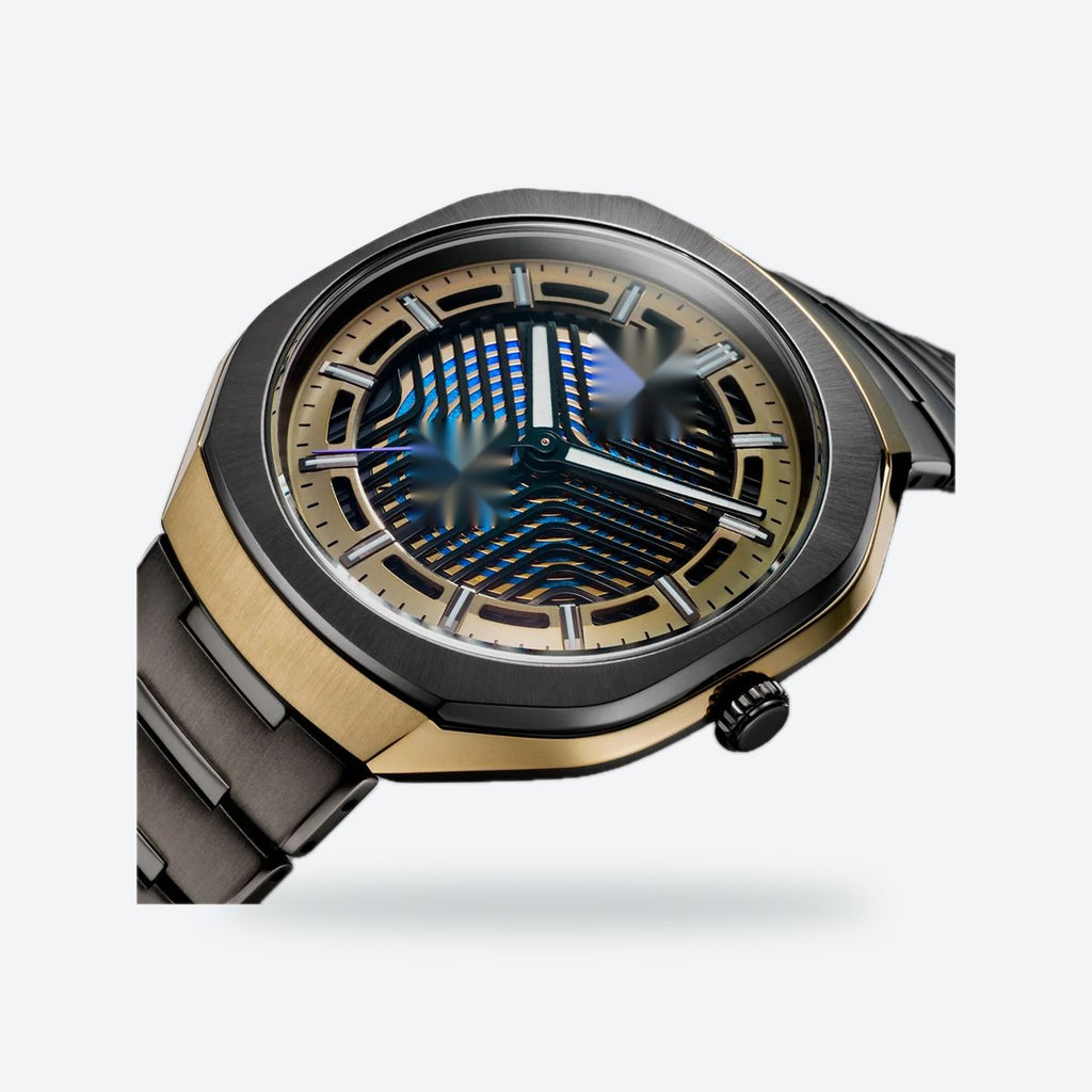 Men's 39mm Gold Dial Watch, view 7