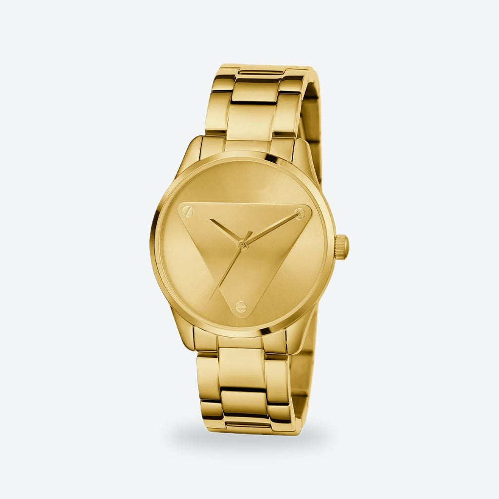 Women's 36mm Gold Dial Watch, Steel Bracelet, Gold-Tone, view 7