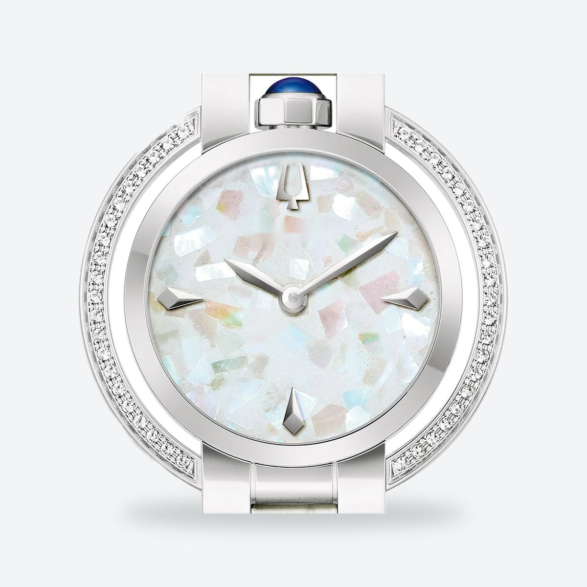 Women's 30mm White Dial Watch, Leather Strap, view 2