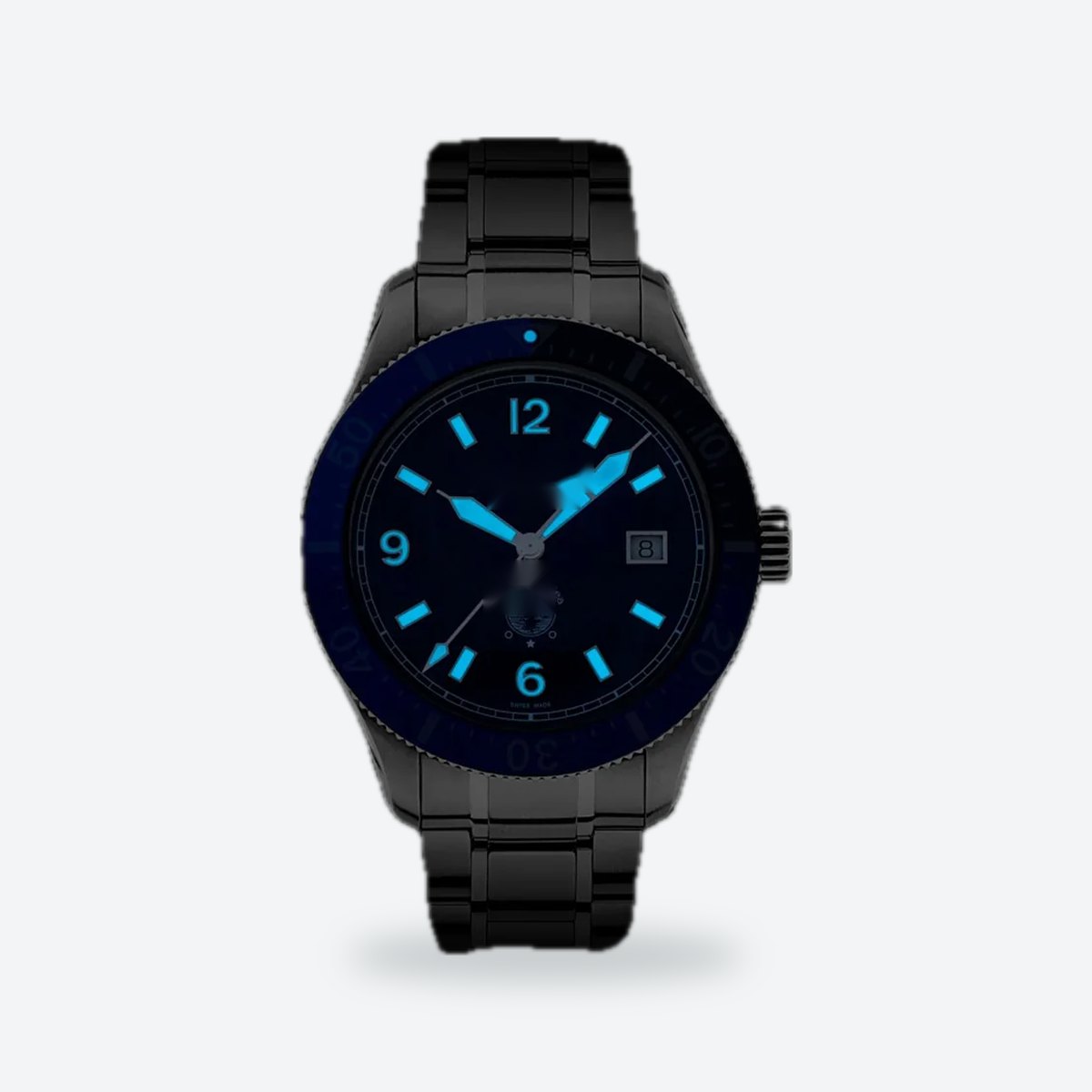 Men's Blue Dial Automatic Watch, view 6