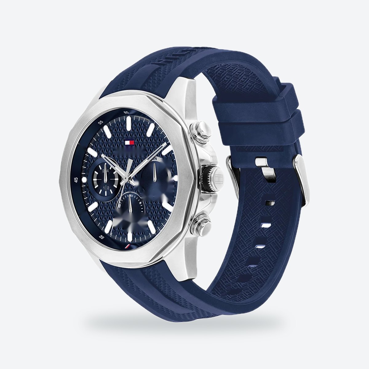 Men's 46mm Blue Dial Watch, view 3