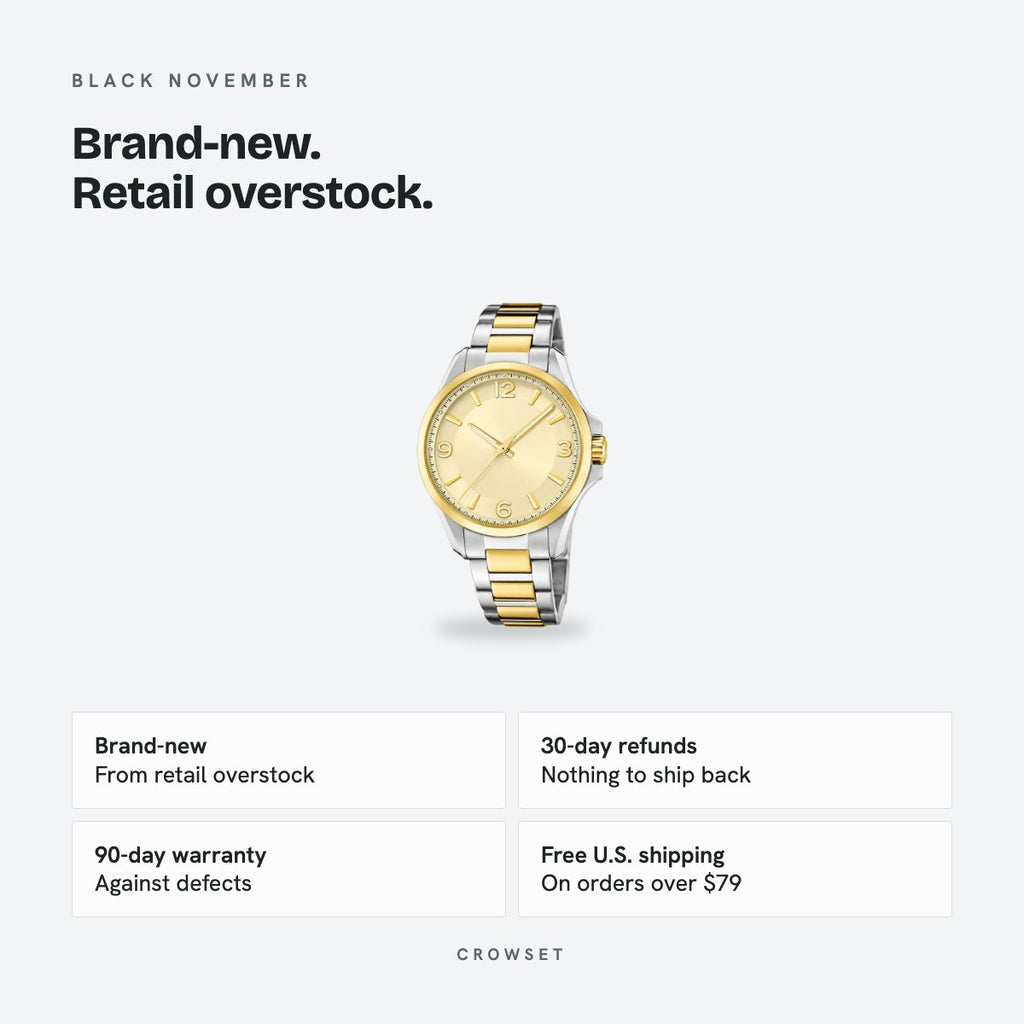 Men's 41.5mm Gold Dial Watch, details