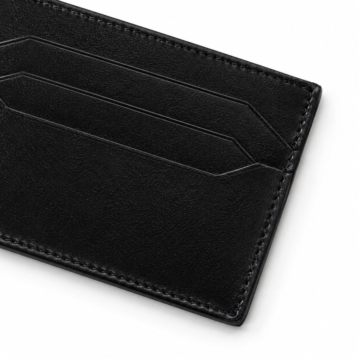 Black Leather Card Holder, view 3