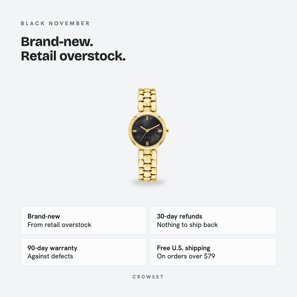 Women's 26mm Black Dial Watch, details