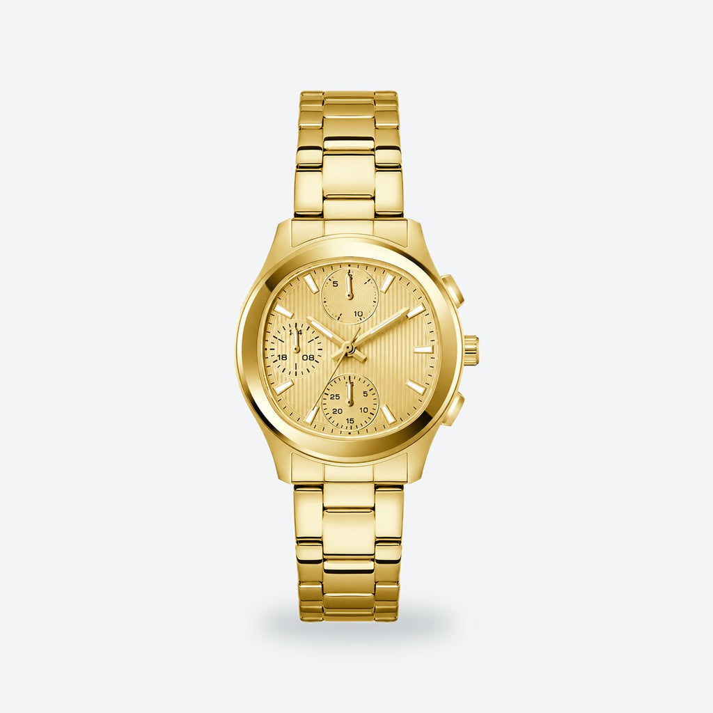 Women's 36mm Gold Dial Chronograph Watch, photo