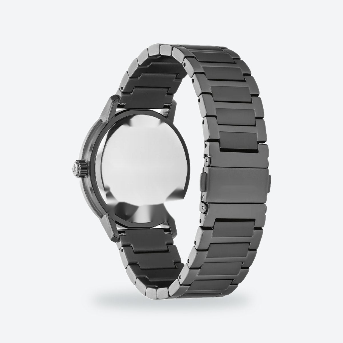 Men's 41mm Black Dial Watch, Steel Bracelet, view 5