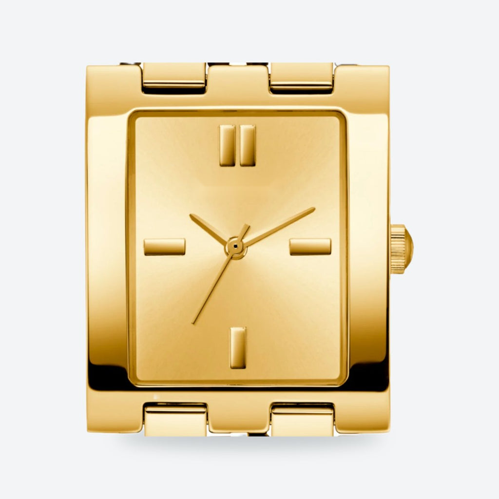 Women's 24mm Gold Dial Watch, Steel Bracelet, view 2