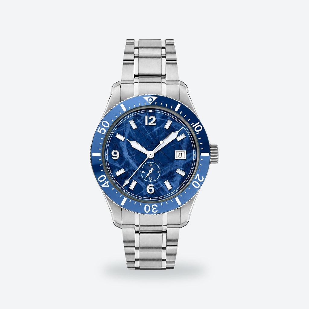 Men's Blue Dial Automatic Watch, photo