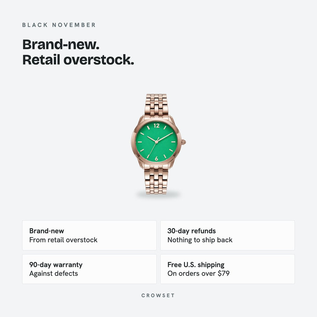 Women's 36mm Green Dial Watch, details