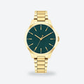 Women's 34mm Green Dial Watch, Green dial / Gold-tone