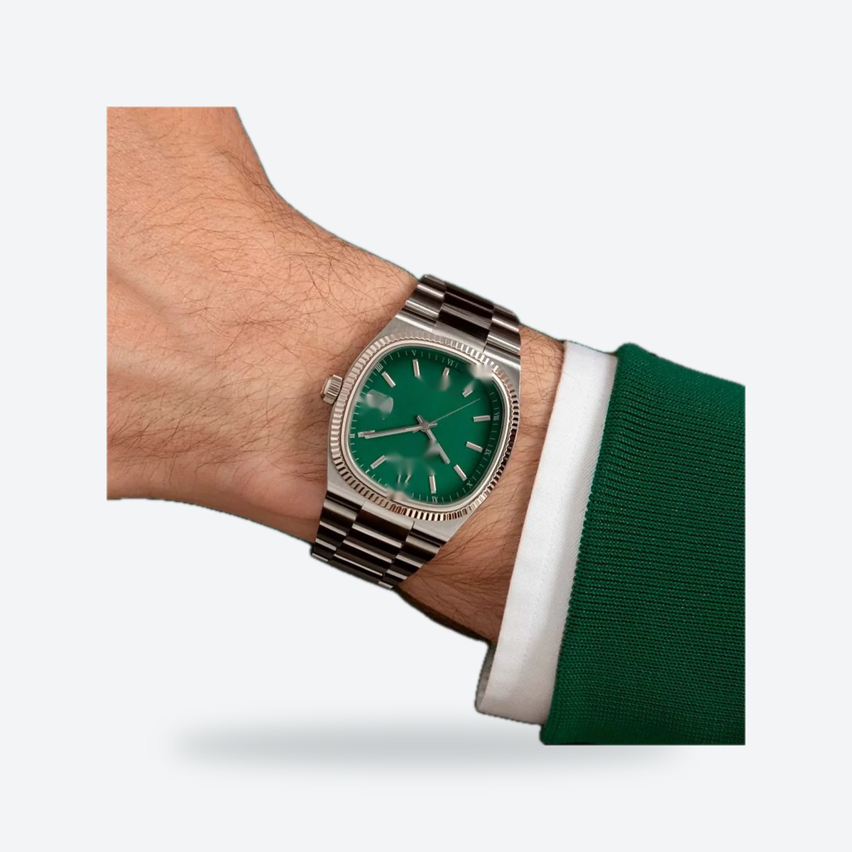 Men's 38mm Green Dial Watch, view 2