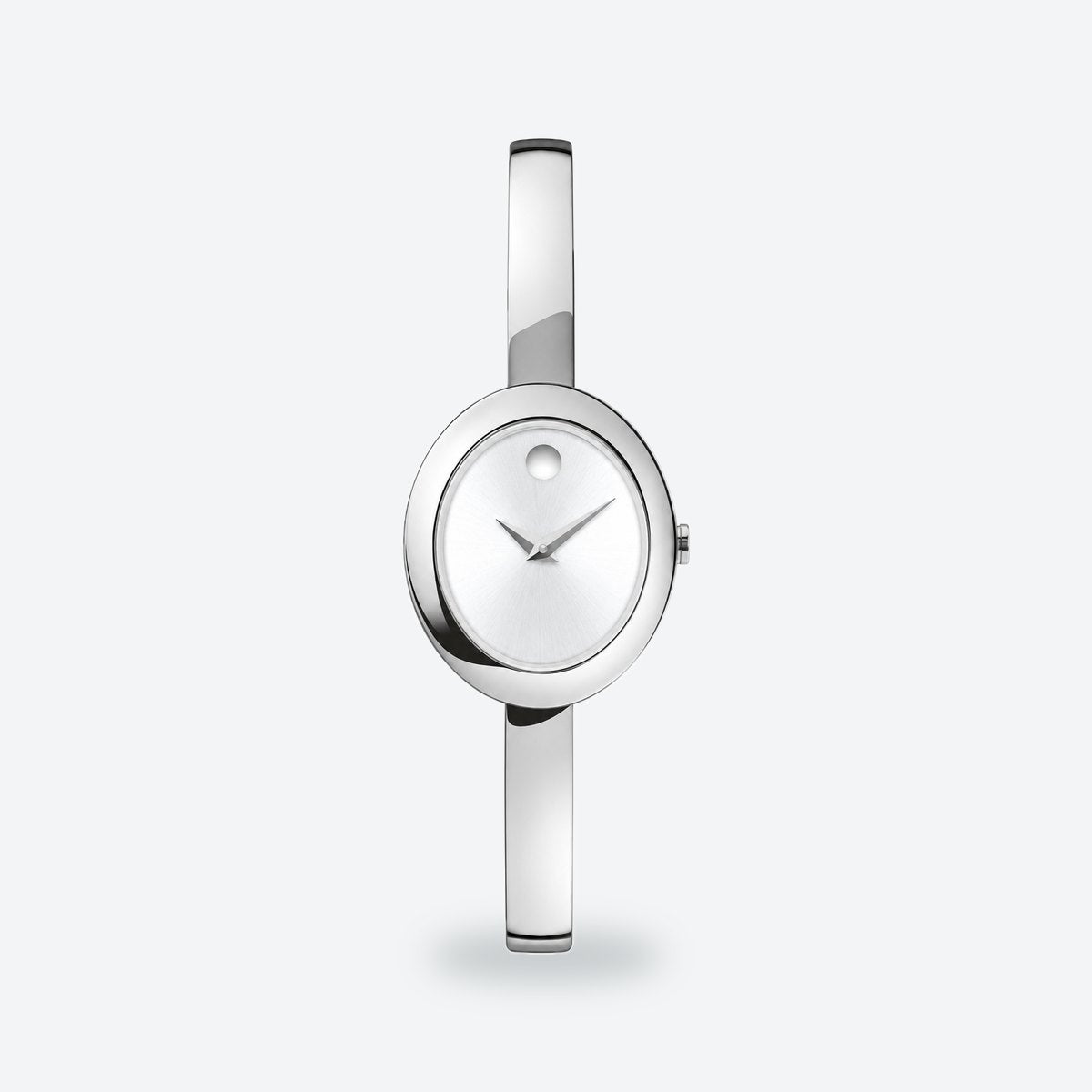 Women's 22x26mm White Dial Watch, White dial / Silver-tone