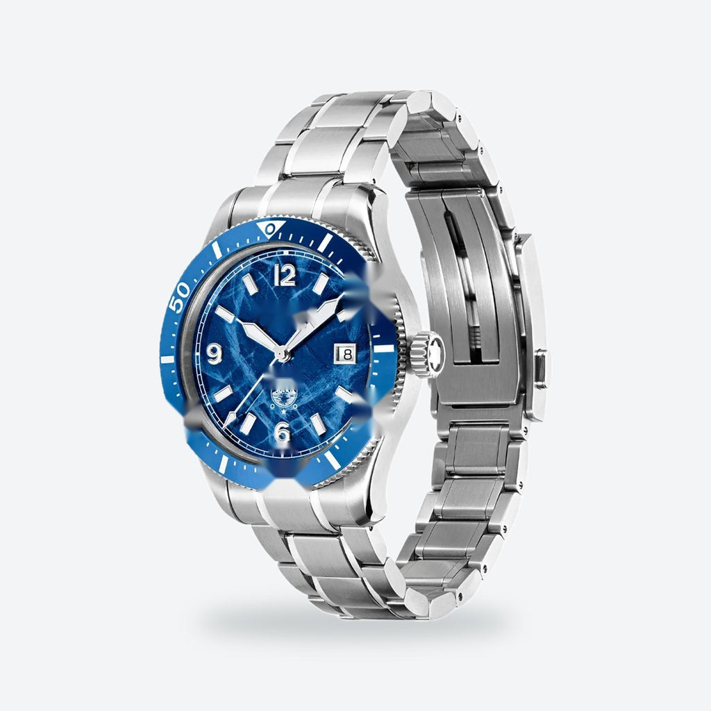 Men's Blue Dial Automatic Watch, view 4
