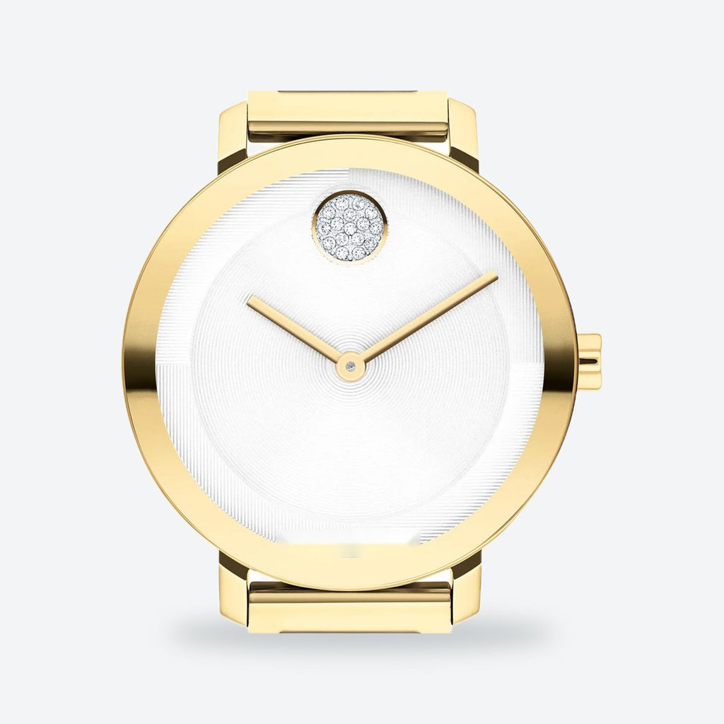 Women's 34mm Silver Dial Watch, Metal Bracelet, view 2