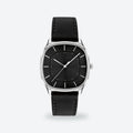 Men's 37mm Black Dial Watch, Black dial / Black