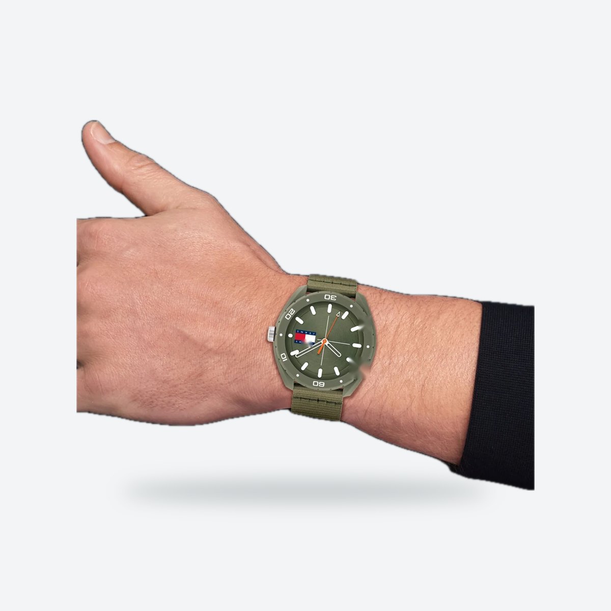 Men's 45mm Green Dial Watch, view 2
