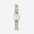 Women's 15mm White Dial Watch, White dial / Silver and gold-tone