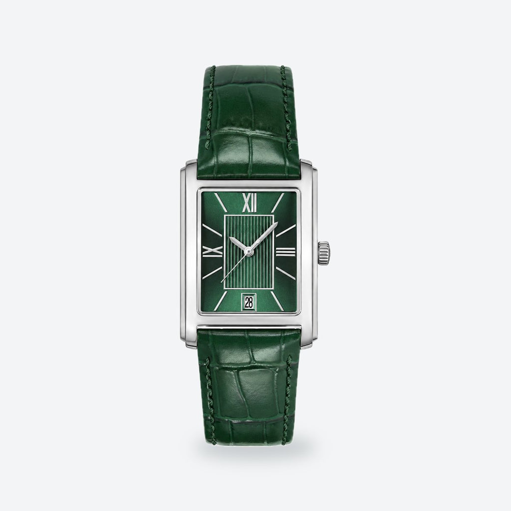 Men's 39mm Green Dial Watch, Green dial / Green