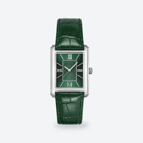 Men's 39mm Green Dial Watch, Green dial / Green