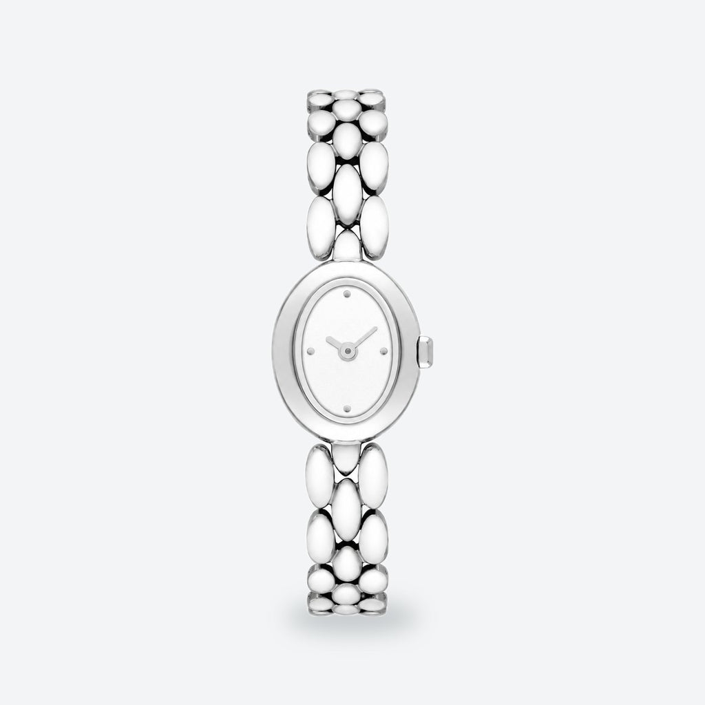 Women's 18x22.5mm Cream Dial Watch, Cream dial / Silver-tone