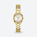 Women's 30mm White Dial Watch, Steel Bracelet, photo