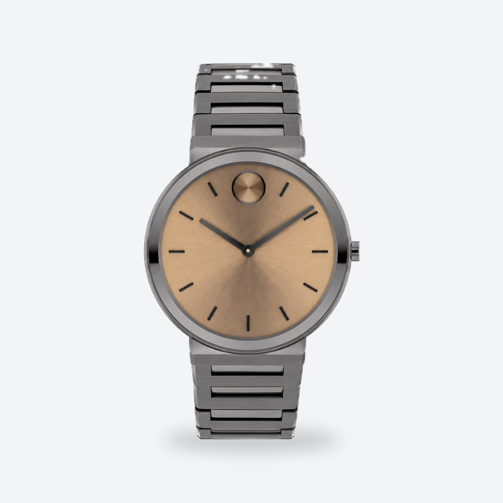 Men's 40mm Brown Dial Watch, Brown dial / Grey