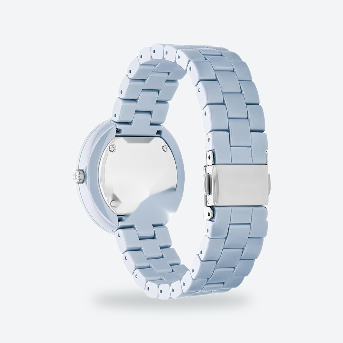 Women's 34mm Blue Dial Watch, Steel Bracelet, Style 2, view 4