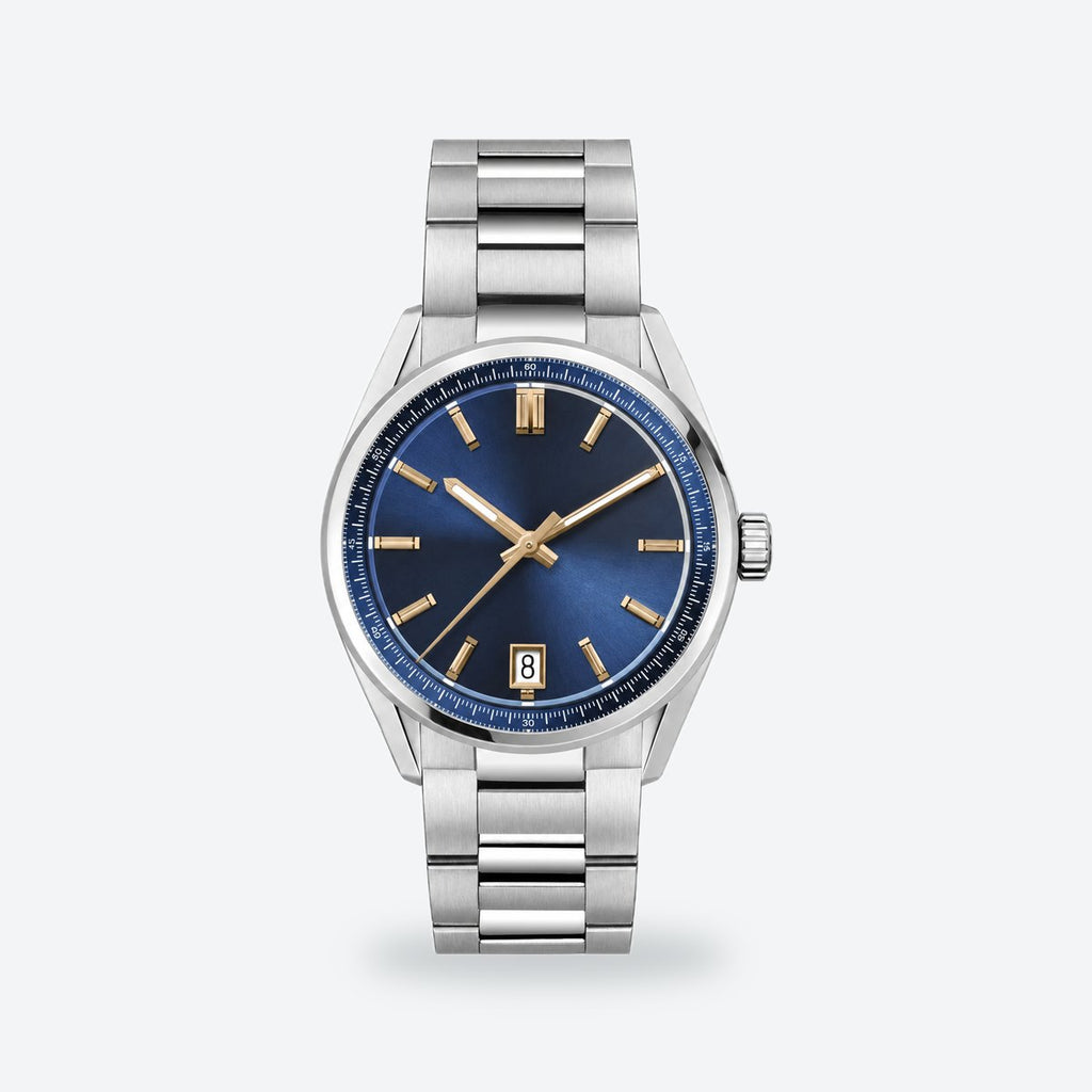 Women's 36mm Lilac Dial Automatic Watch, Blue dial / Silver-tone