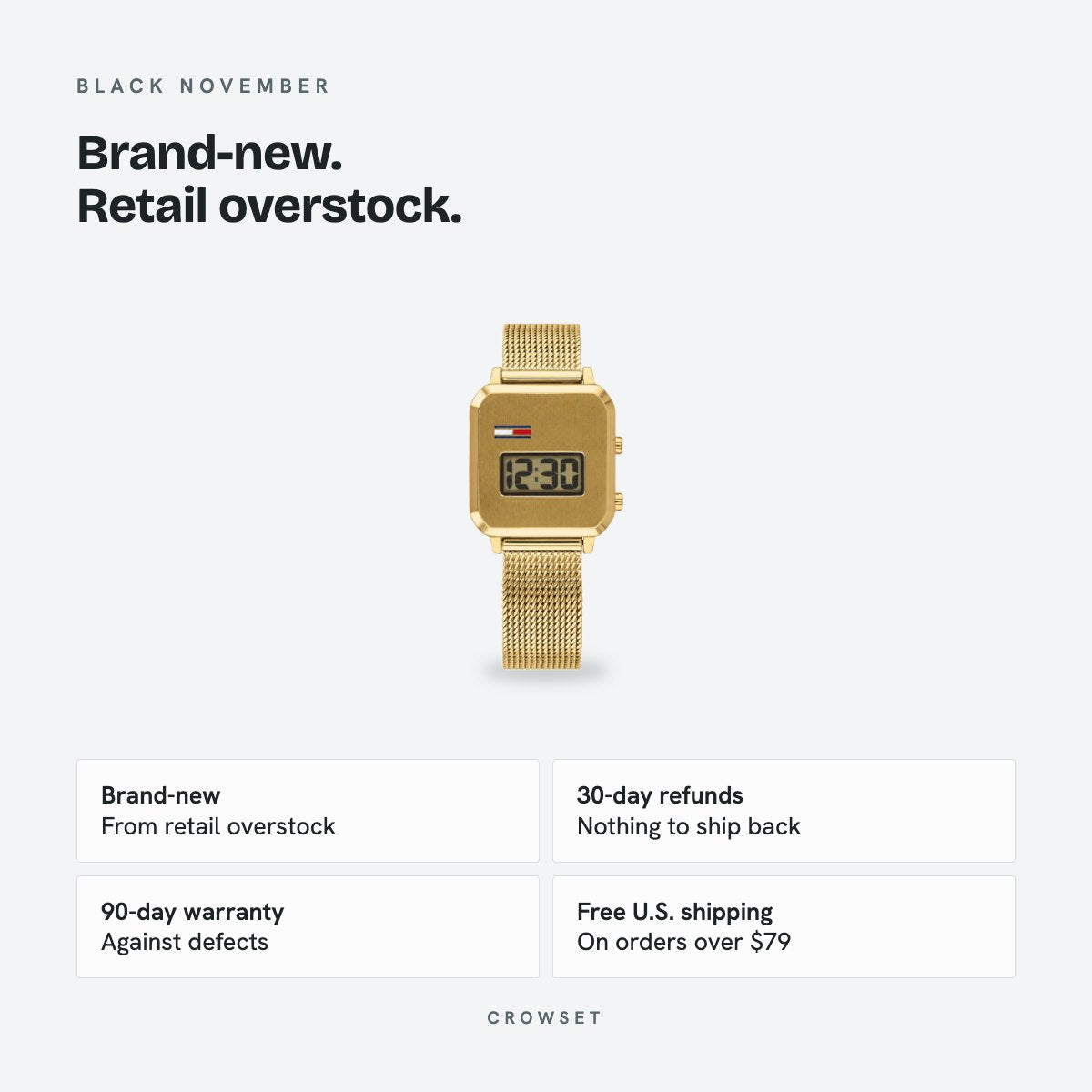 Women's 27mm Gold Dial Watch, details