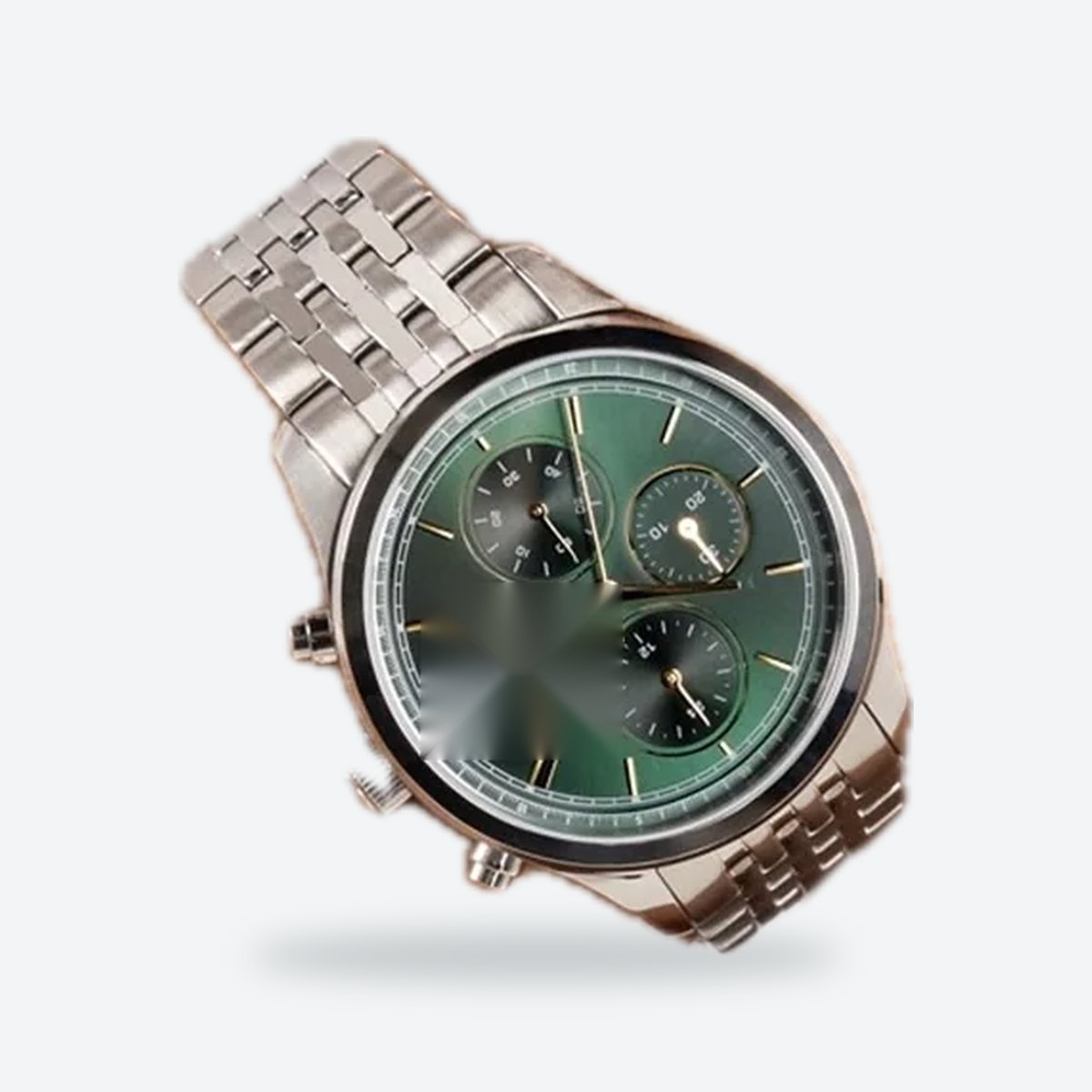 Men's 41mm Green Dial Chronograph Watch, view 2