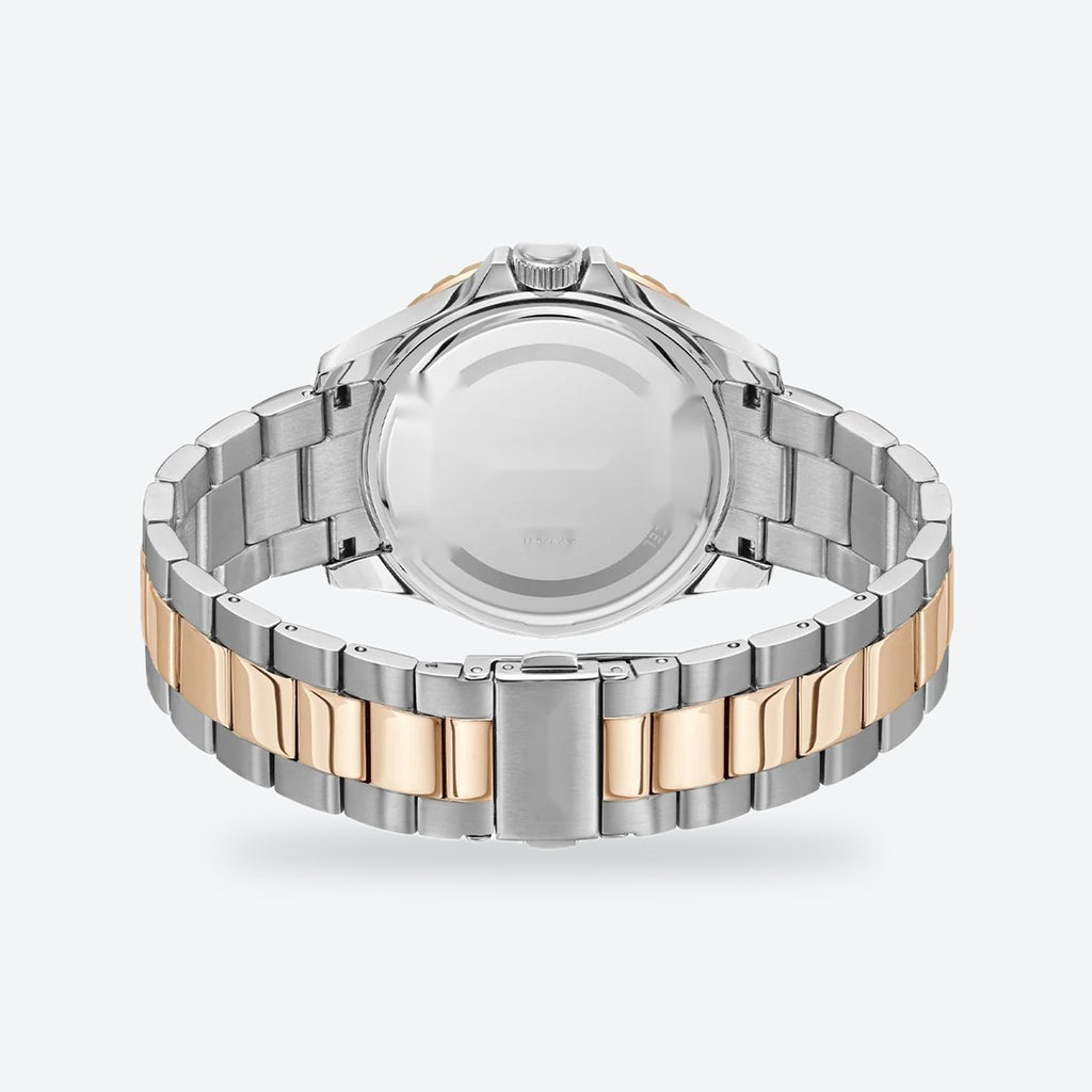 Men's 41mm Blue Dial Watch, Steel Bracelet, Silver-Tone, view 4
