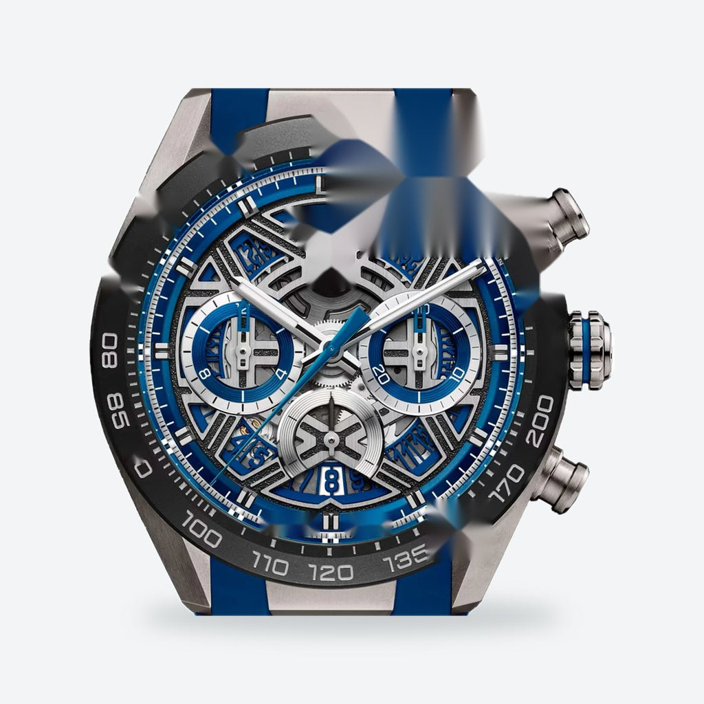 Men's 44mm Blue Dial Automatic Watch, view 2